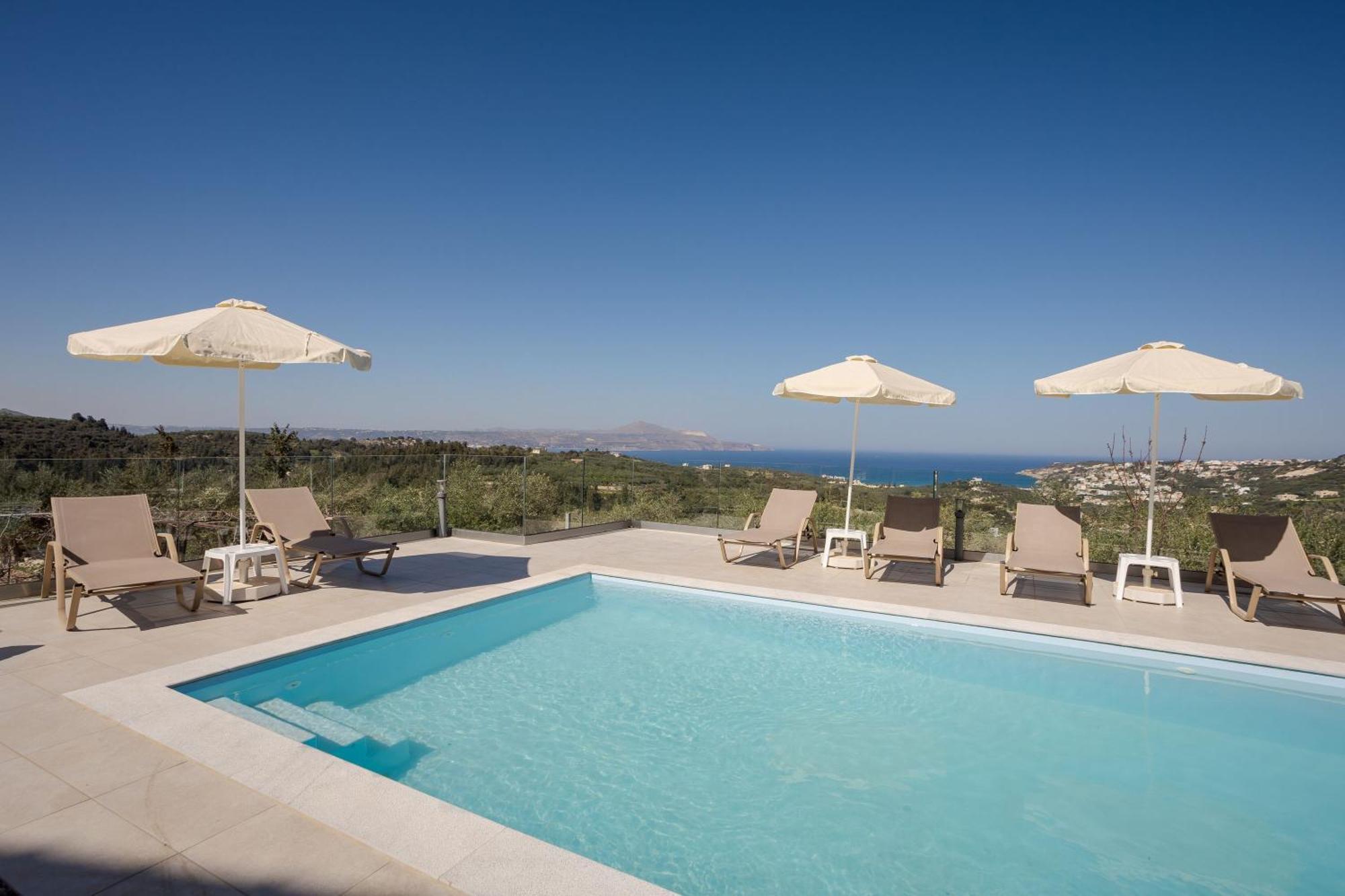 Villa Konstantinos Hilltop Vineyard Escape อัลมีรีดา ภายนอก รูปภาพ