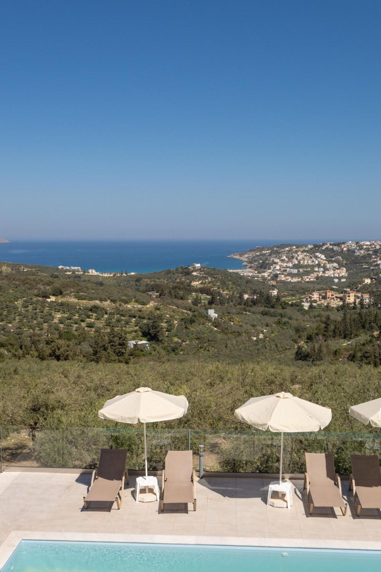 Villa Konstantinos Hilltop Vineyard Escape อัลมีรีดา ภายนอก รูปภาพ