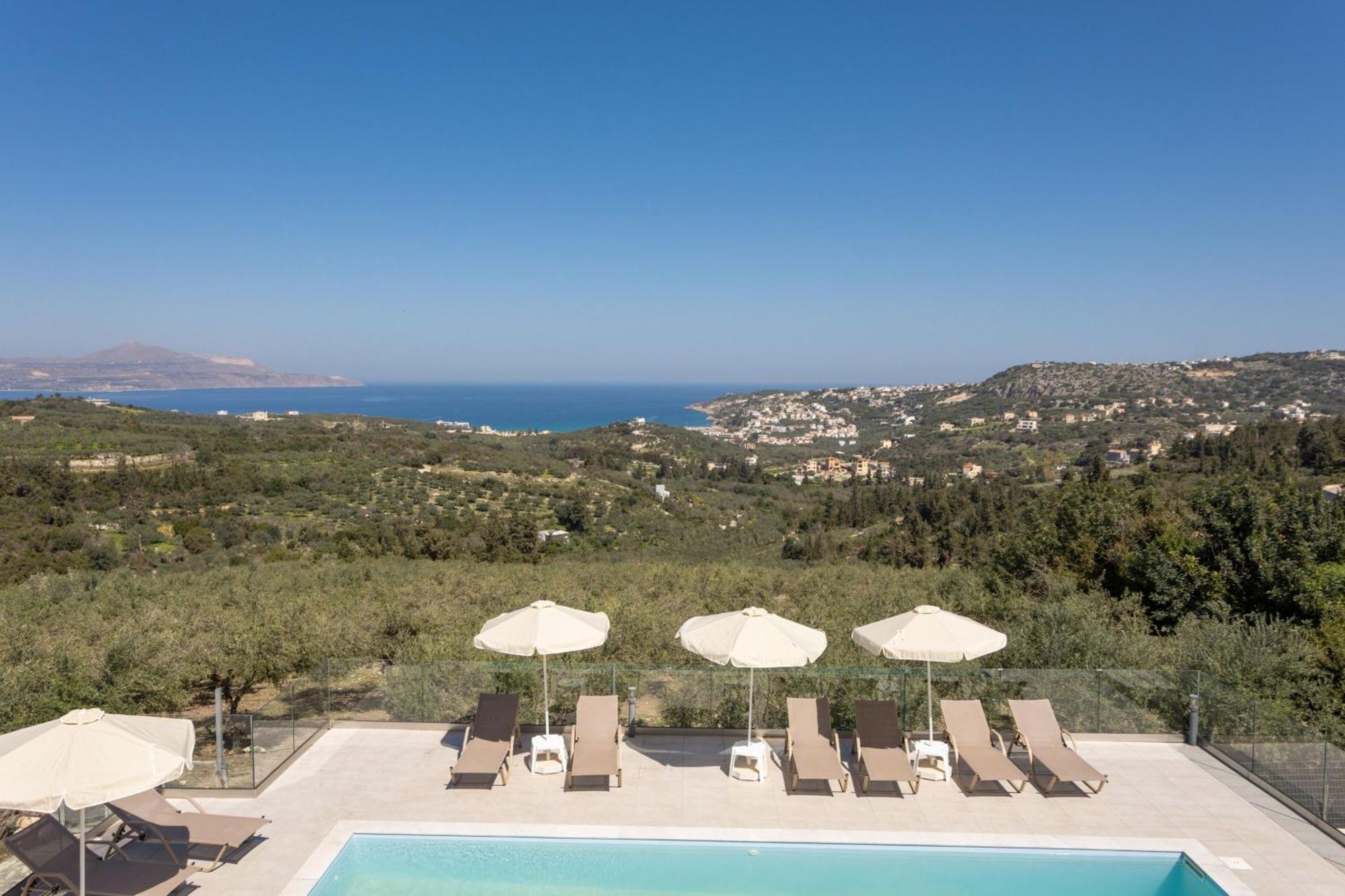 Villa Konstantinos Hilltop Vineyard Escape อัลมีรีดา ภายนอก รูปภาพ