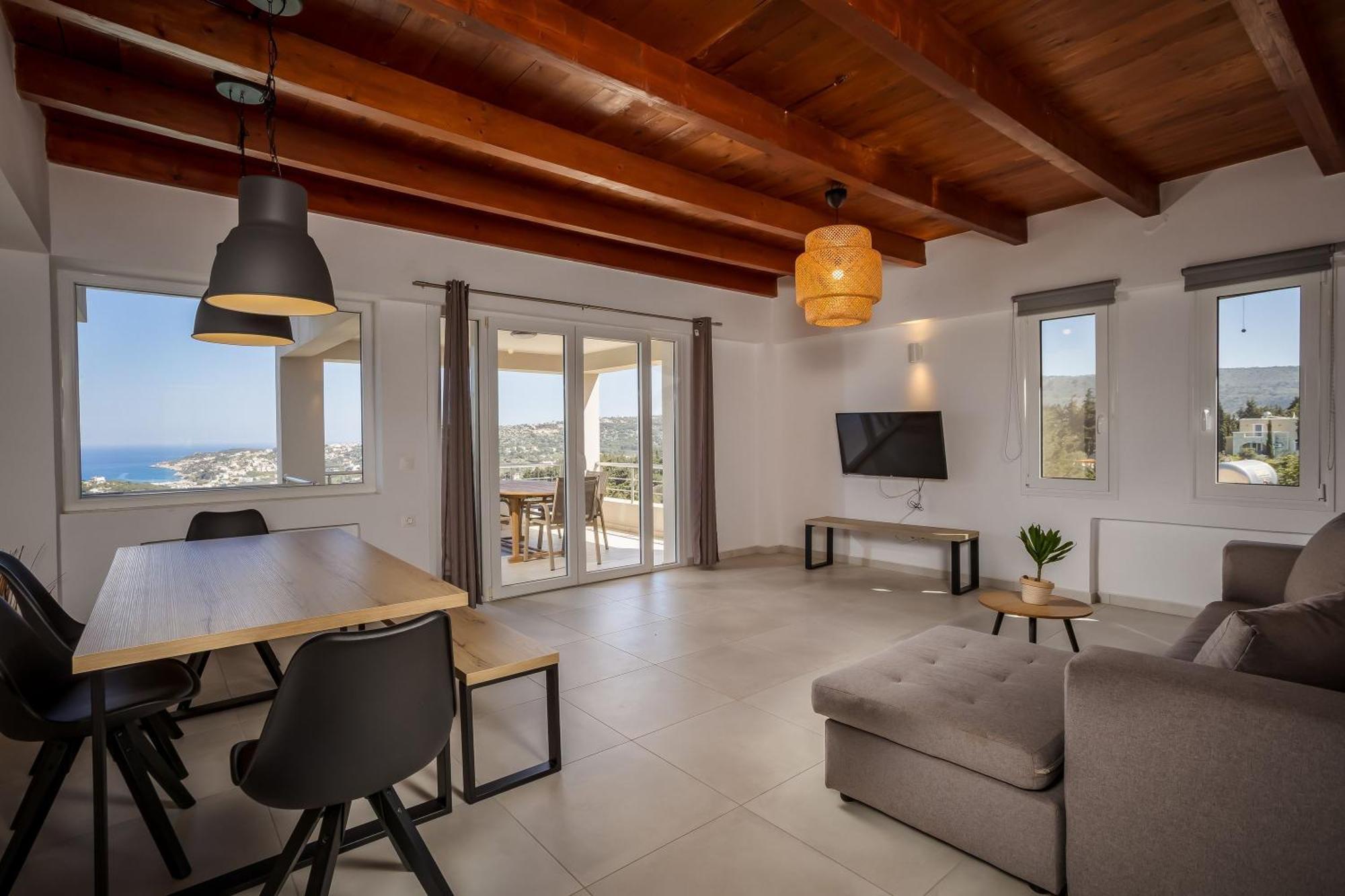 Villa Konstantinos Hilltop Vineyard Escape อัลมีรีดา ภายนอก รูปภาพ